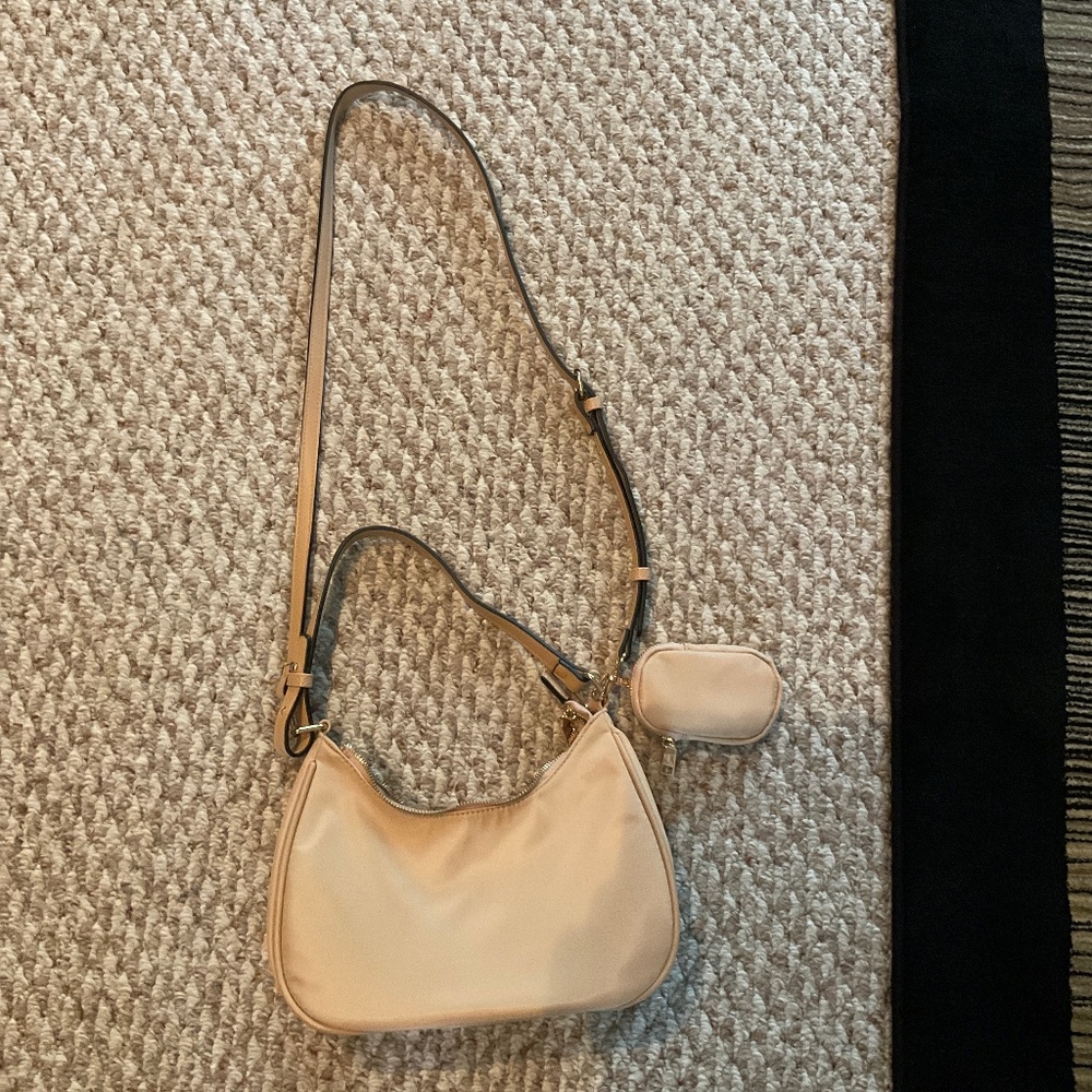 Hobo Handbag - Jen & Co (Pink/Sand)